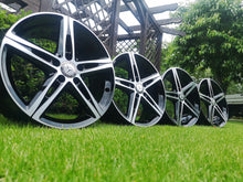 Load image into Gallery viewer, 4x Alufelge 18 Zoll 7.5&quot; 5x112 49ET Glanz Schwarz A1774010700 Mercedes-Benz