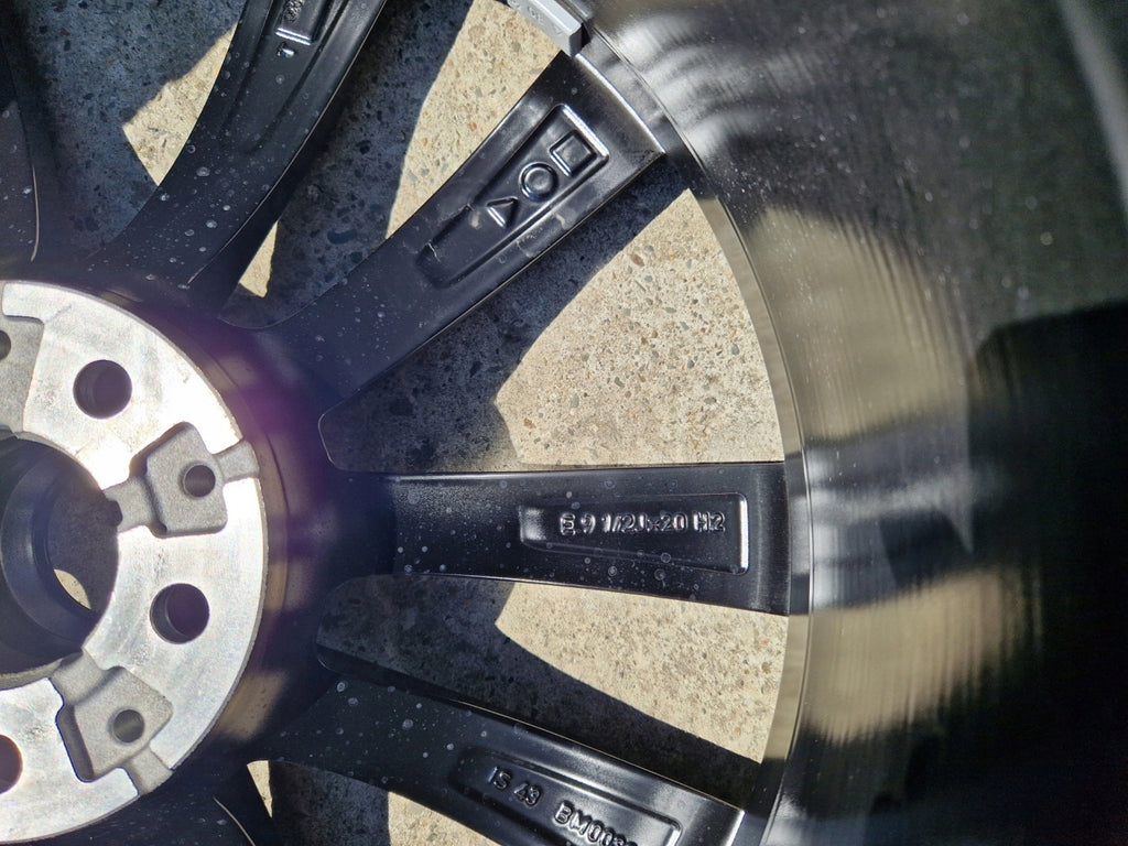 1x Alufelge 20 Zoll 9.5" 5x112 43ET Glanz Schwarz 7916266 BMW G01 G02 Rim Wheel FEL7514578270gu
