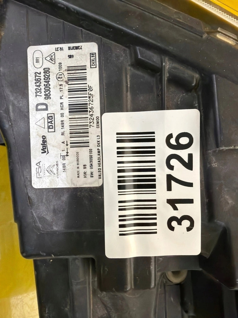 Frontscheinwerfer Citroën C4 III 9830649280 LED Rechts Scheinwerfer Headlight SCH7925600622xw