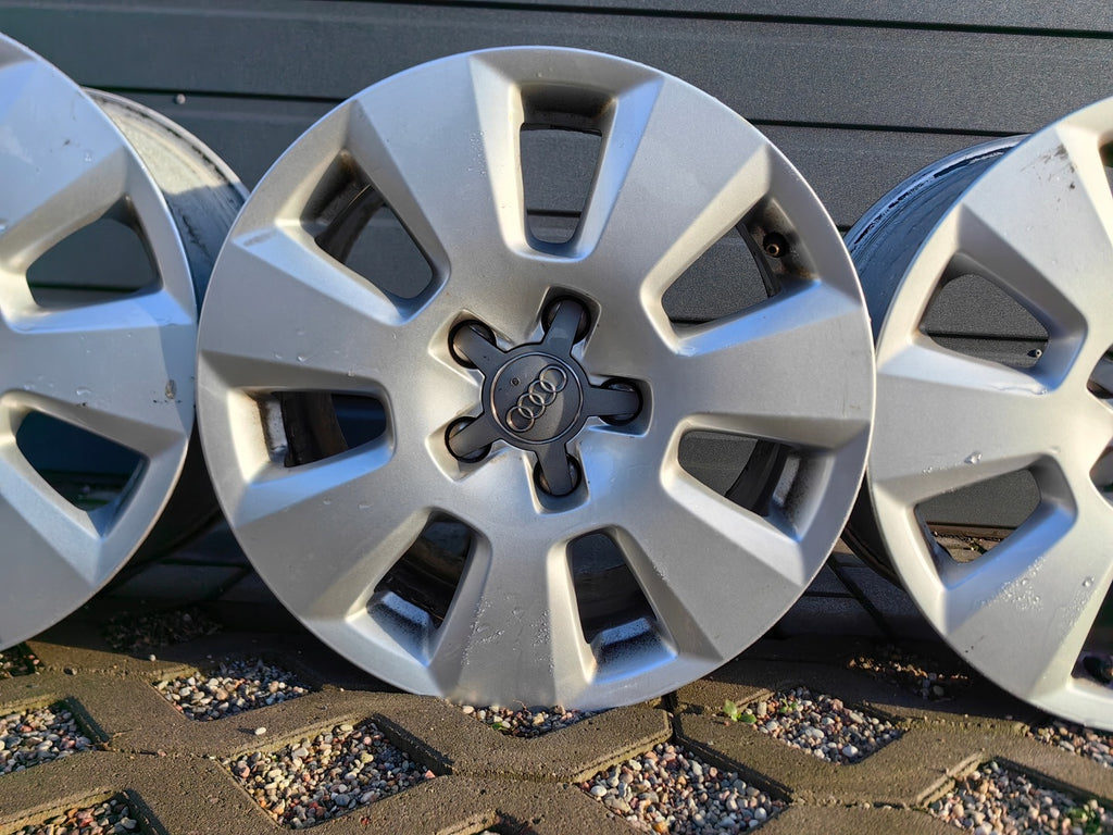 4x Alufelge 16 Zoll 7.5" 5x112 37ET Glanz Silber Audi B7 C7 Rim Wheel