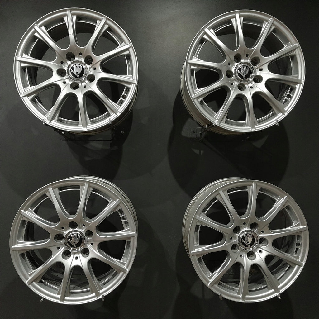 4x Alufelge 16 Zoll 6.5" 5x112 38ET A2054012400 Mercedes-Benz Superb III Octavia FEL8621288660gp