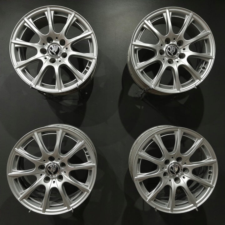 4x Alufelge 16 Zoll 6.5" 5x112 38ET A2054012400 Mercedes-Benz Superb III Octavia FEL8621288660gp