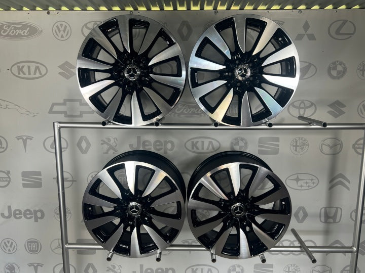4x Alufelge 19 Zoll 8.0" 5x112 38ET Glanz Schwarz A2534010900 Mercedes-Benz Vito FEL6654722362ay
