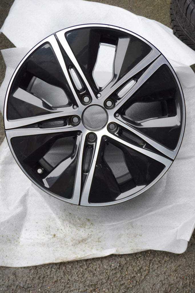 1x Alufelge 18 Zoll 8.5" 5x112 56ET Glanz Schwarz A2054018300 Mercedes-Benz FEL5907344619tl