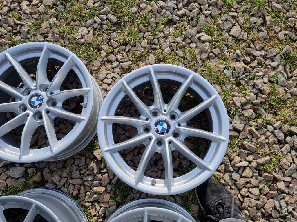 4x Alufelge 16 Zoll 6.5" 5x112 22ET Glanz Silber 6876921 BMW 3 Rim Wheel FEL8763756965ny
