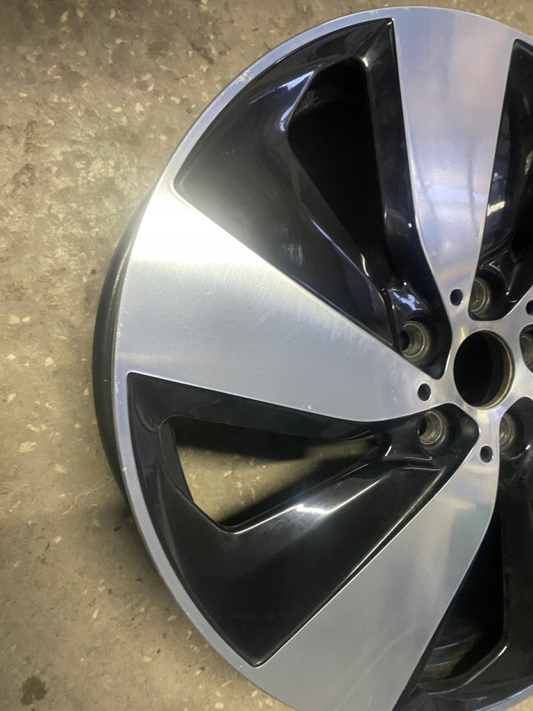 1x Alufelge 19 Zoll 5.5" 5x112 53ET Glanz Schwarz 6856897 BMW 1 Rim Wheel FEL2804357883lh