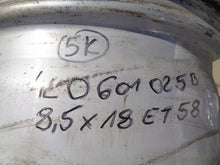 Laden Sie das Bild in den Galerie-Viewer, 4x Alufelge 18 Zoll 8.5" 5x130 58ET Silber 4L0601025B Audi Q7 Touareg Rim Wheel FEL7908509908bc