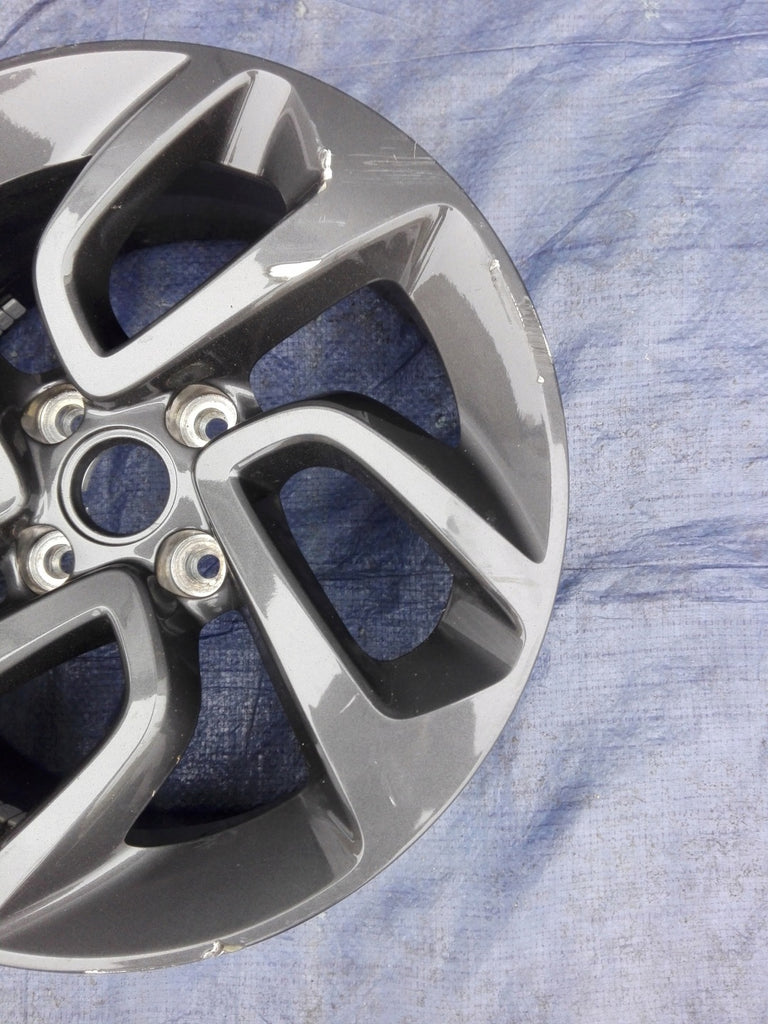 1x Alufelge 16 Zoll 6.5" 4x108 20ET Glanz Silber 39007897 Opel Crossland X FEL1622342017su