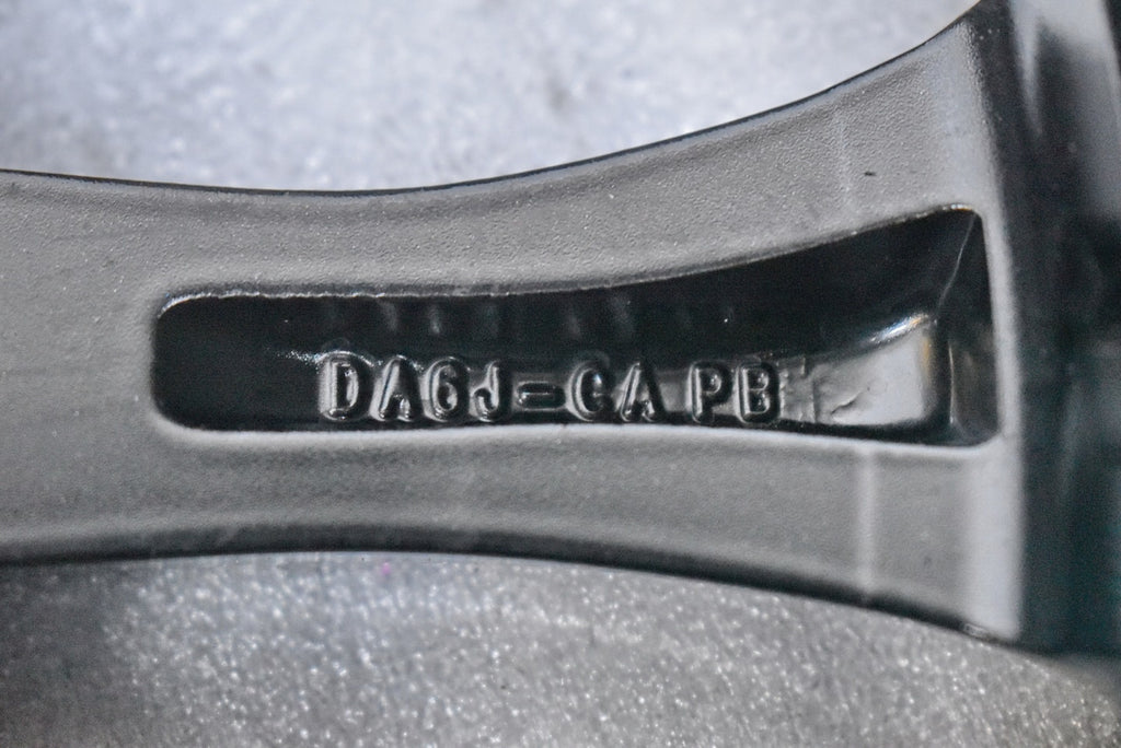 1x Alufelge 16 Zoll 6.5" 4x108 47,5ET Glanz Schwarz DA6J-GA, DA6J-AB Ford Fiesta