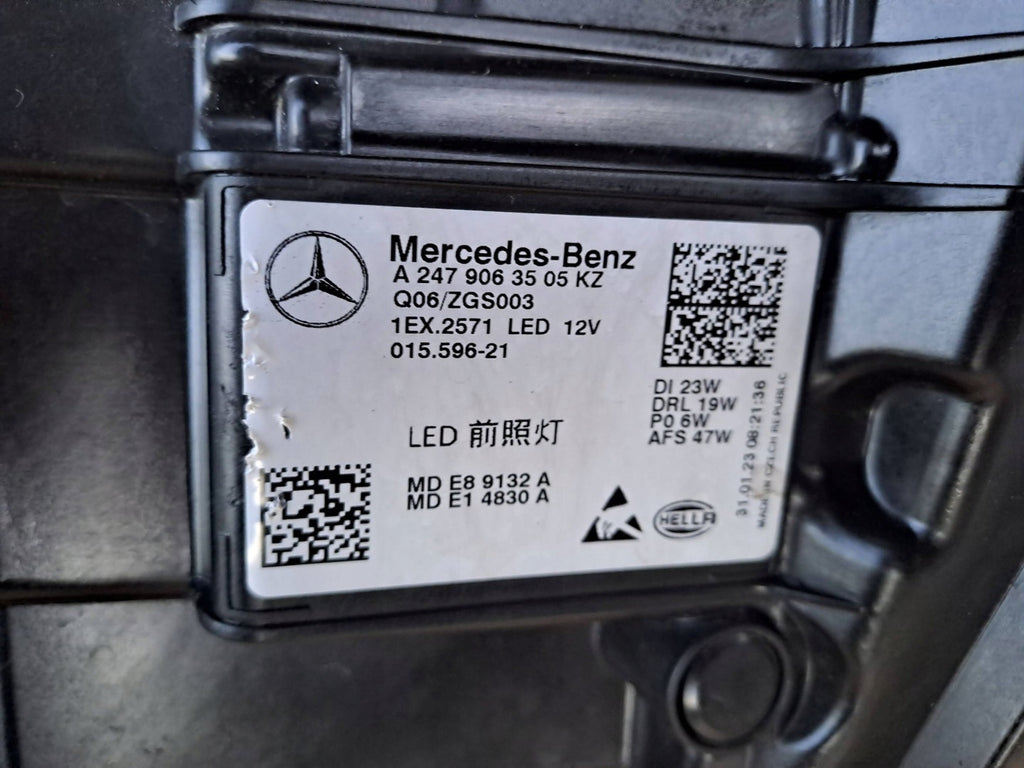 Frontscheinwerfer Mercedes-Benz W247 A2479063505 Links Scheinwerfer Headlight SCH8322895088ns