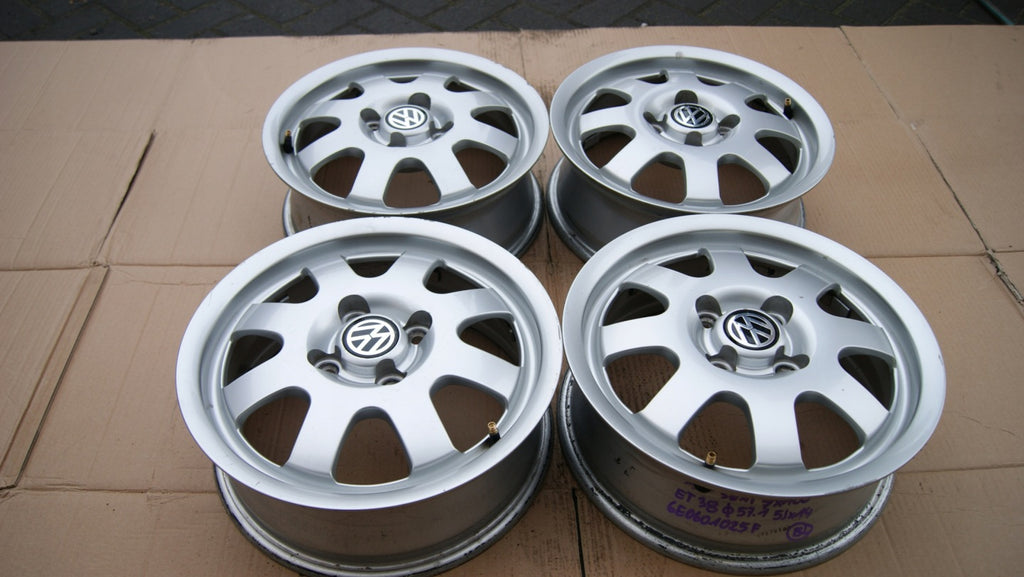 4x Alufelge 14 Zoll 5.0" 4x100 6E0601025F Seat I Rim Wheel FEL1827764589mj