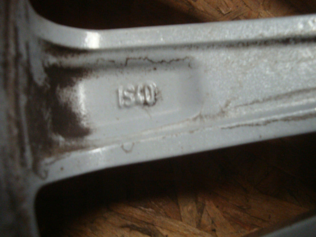 1x Alufelge 16 Zoll 6.5" 4x100 40ET Glanz Silber OP071 Opel Corsa Rim Wheel