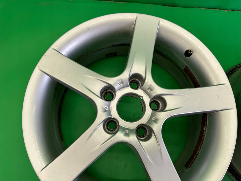 4x Alufelge 16 Zoll 6.5" 5x112 50ET Glanz Silber Audi Alhambra Toledo I Passat FEL6024469680vd