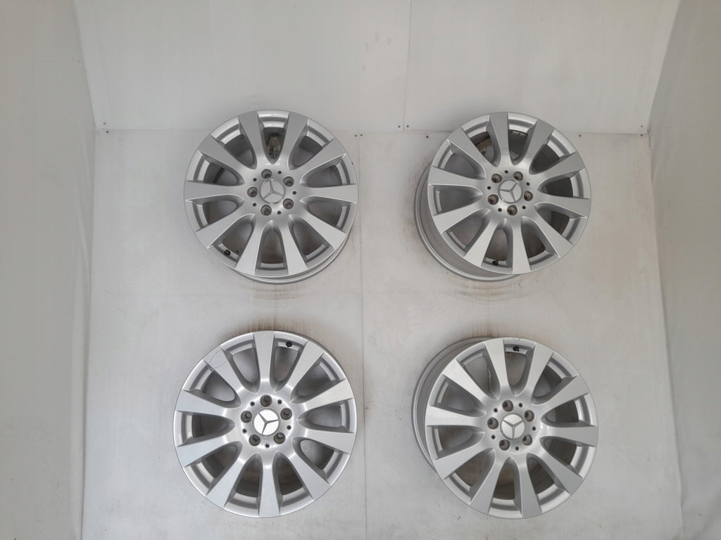 4x Alufelge 18 Zoll 8.0" 5x112 67ET Glanz Silber A2514013702 Mercedes-Benz FEL6150378119hw