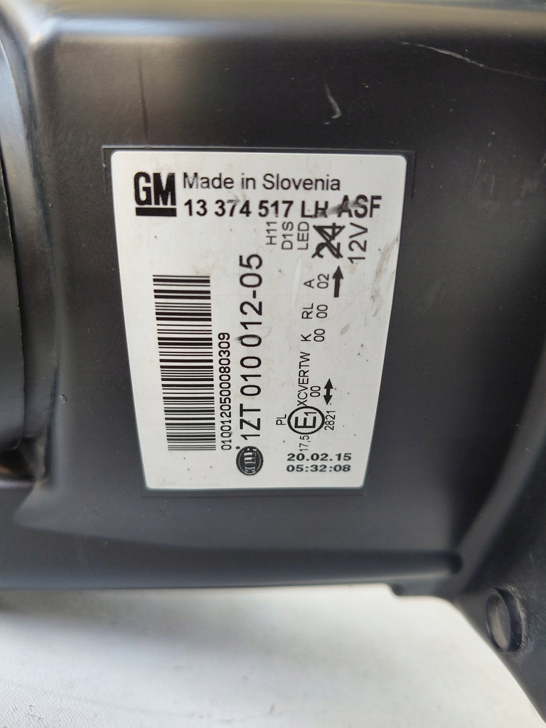 Frontscheinwerfer Opel Astra 13374517 LED Links Scheinwerfer Headlight