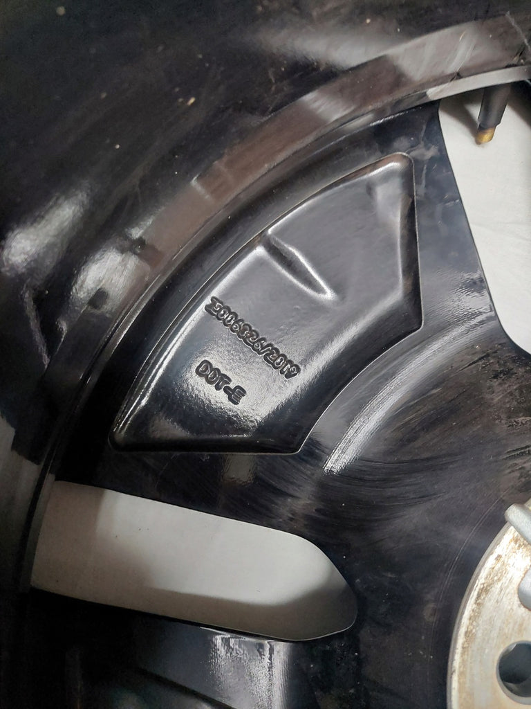 1x Alufelge 19 Zoll 9.0" 5x108 53ET Glanz Schwarz 32327782 Polestar Rim Wheel