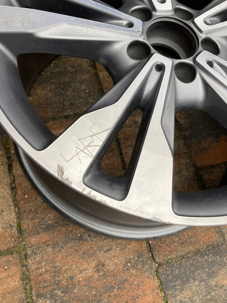1x Alufelge 18 Zoll 8.5" 5x112 56ET Glanz A2054012902 Mercedes-Benz W205 Mg FEL1998821985mf