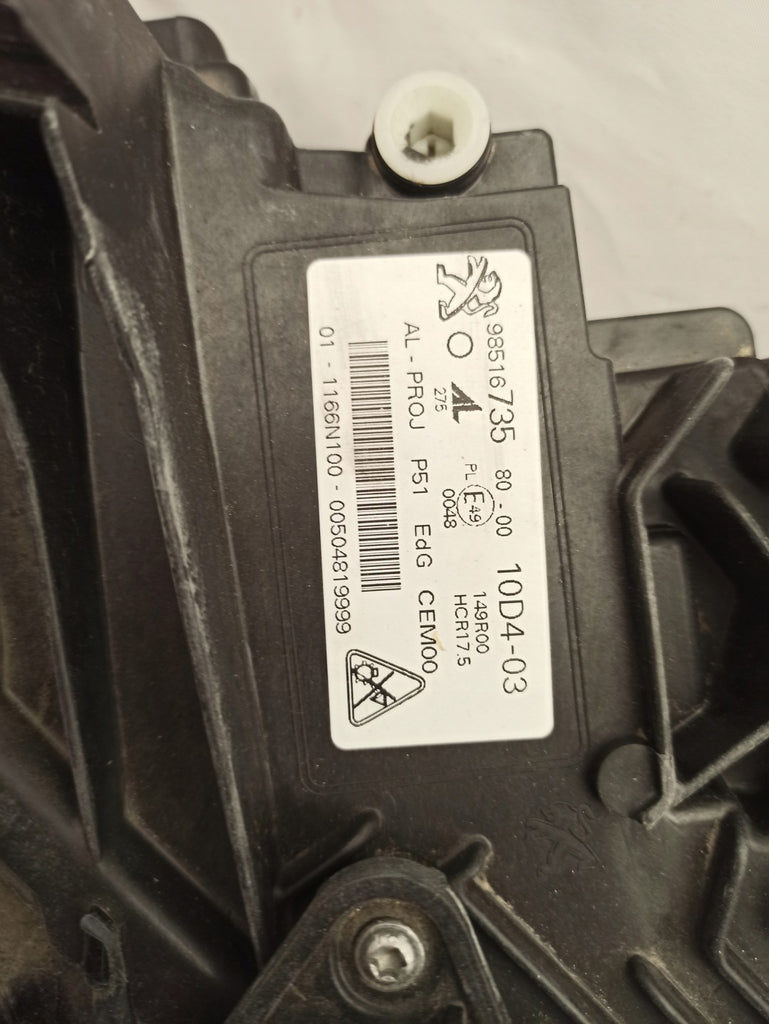 Frontscheinwerfer Peugeot 308 9851673580 Full LED Rechts Scheinwerfer Headlight SCH1556186005zg