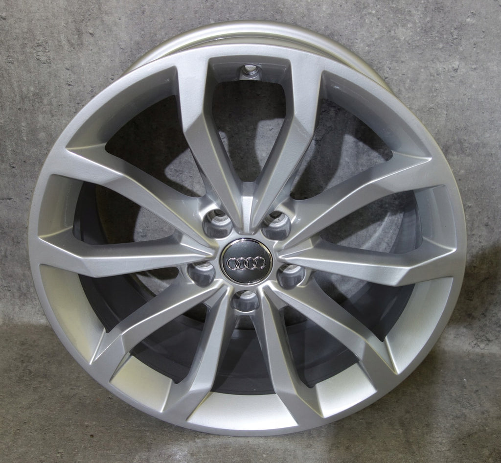 4x Alufelge 18 Zoll 8.0" 5x112 40ET Glanz Silber 8W0601025 Audi A4 Rim Wheel
