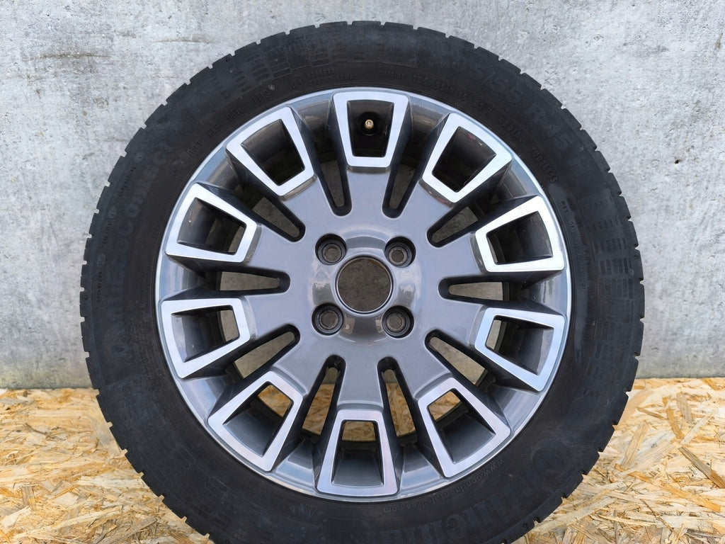 1x Alufelge 15 Zoll 5.5" 4x100 1SL601025K Seat Mii Rim Wheel