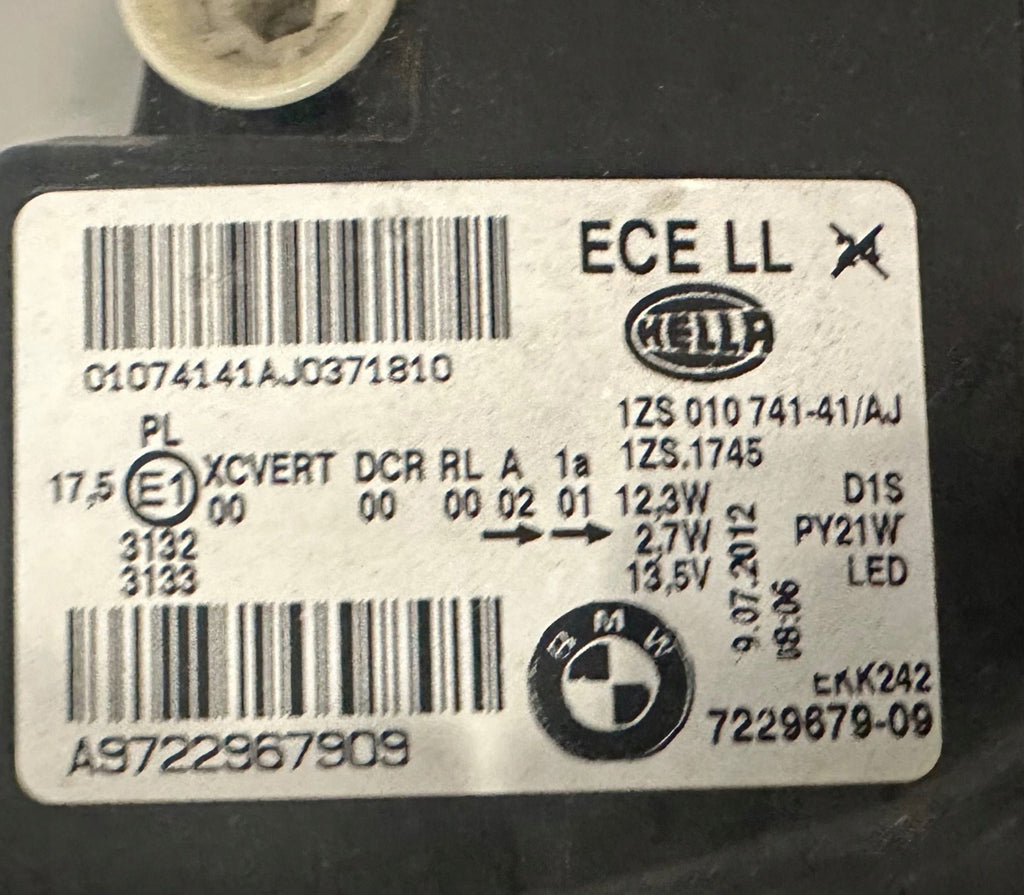 Frontscheinwerfer BMW 1 F21 F20 722967909 Links Scheinwerfer Headlight SCH4591759413km