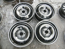 Load image into Gallery viewer, 4x Alufelge 15 Zoll 6.0" 4x100 50ET Schwarz Dacia Sandero I Z Logan Rim Wheel FEL2139712693yj