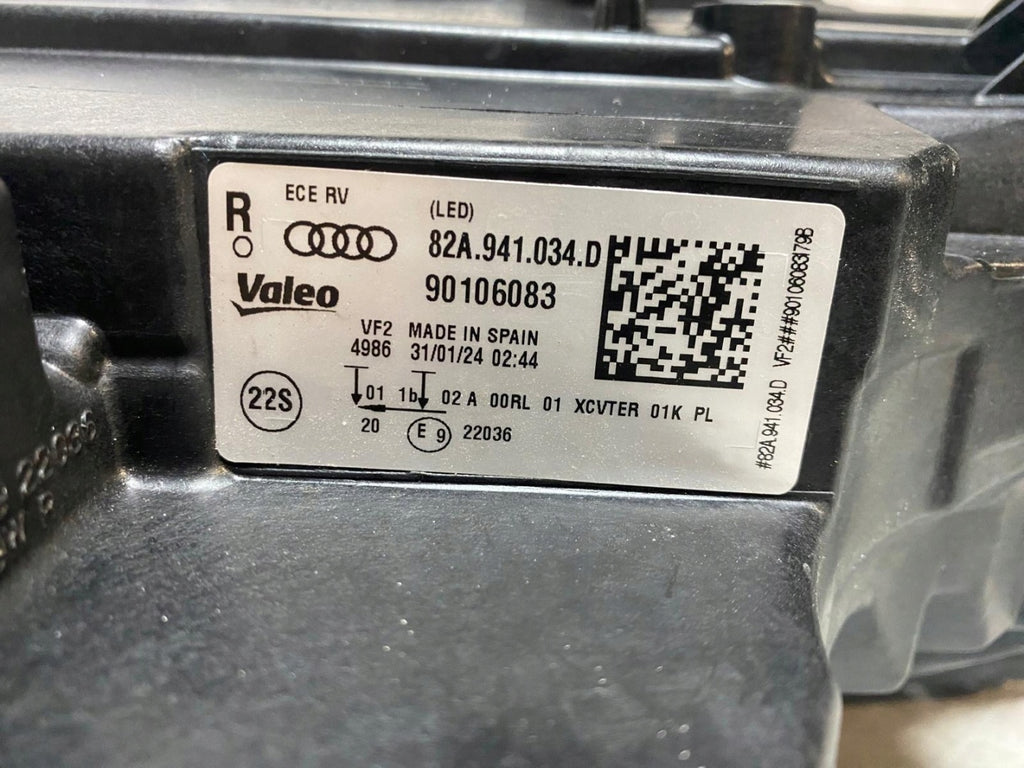 Frontscheinwerfer Audi A1 82A941034D Full LED Rechts Scheinwerfer Headlight SCH8763175846mu