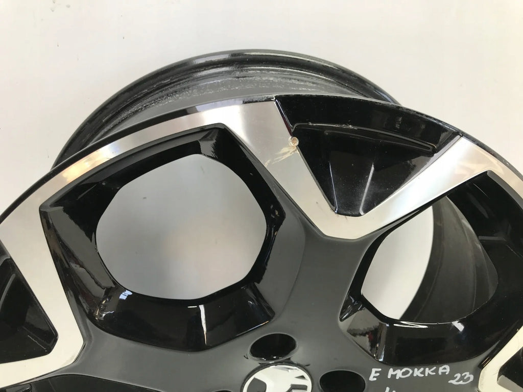 1x Alufelge 18 Zoll 7.0" 4x108 35ET Glanz Schwarz 9835097680 Opel Mokka FEL5064747285gp