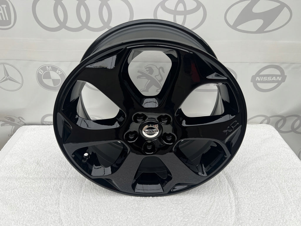 4x Alufelge 18 Zoll 7.5" 5x108 Glanz Schwarz 31200371 Volvo Xc60 I Rim Wheel FEL6275547862zb