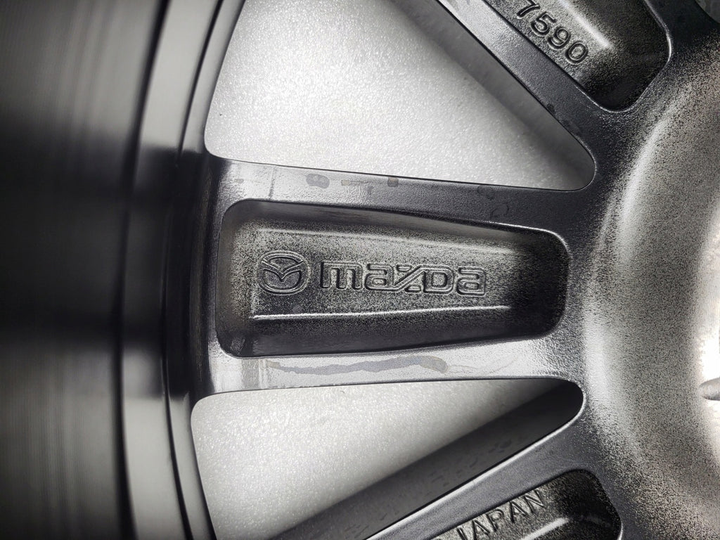 1x Alufelge 19 Zoll 7.5" 5x114.3 45ET Glanz Schwarz 9965347590 Mazda Cx5 Cx3 Cx7 FEL1702271727ir