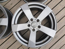 Laden Sie das Bild in den Galerie-Viewer, 4x Alufelge 17 Zoll 7.5" 5x112 35ET Glanz Silber KBA49291 Audi A4 B8 4 Rim Wheel FEL2373545120du