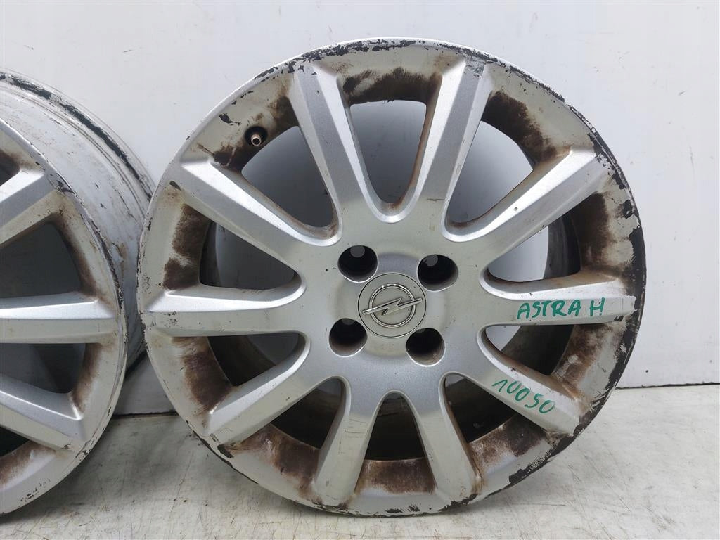 4x Alufelge 16 Zoll 6.5" 4x100 37ET Matt Silber Opel Astra H Zafira B Rim Wheel FEL3218625130ix