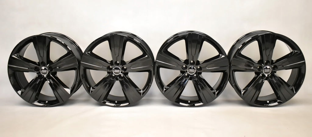 4x Alufelge 20 Zoll 8.0" 5x112 28ET Glanz Schwarz 4M0071490 Audi Rim Wheel FEL5309784949mh