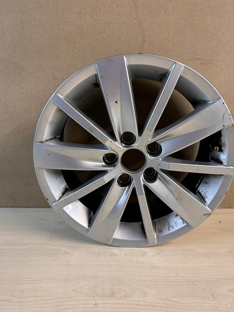 1x Alufelge 15 Zoll 6.0" 5x100 40ET Glanz Silber 6C0601025F VW Rim Wheel FEL8036659653ui