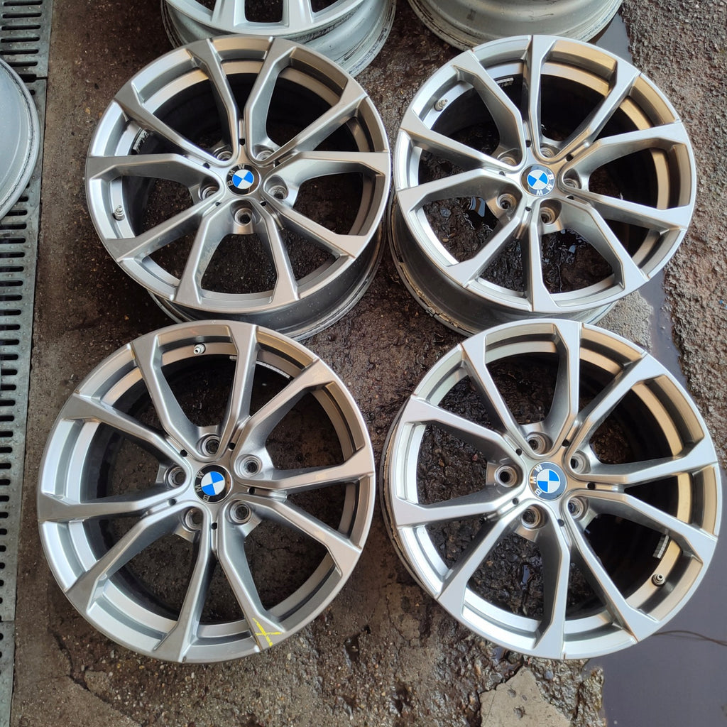 4x Alufelge 17 Zoll 7.5" 5x112 30ET Glanz Grau 6883518 BMW Rim Wheel FEL7470211147xp