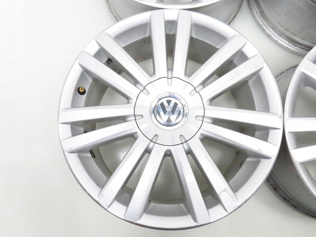 4x Alufelge 17 Zoll 7.0" 5x112 47ET Silber 1T0601025B VW Passat Touran Caddy I FEL8312429919fp