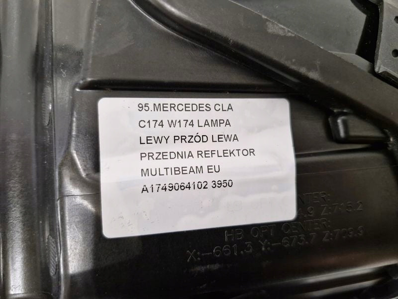 Frontscheinwerfer Mercedes-Benz Cla A1749064102 Links Scheinwerfer Headlight SCH7786117438tu