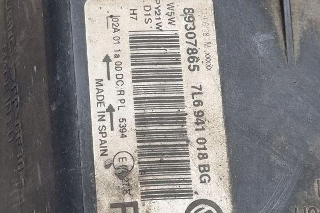 Frontscheinwerfer VW Touareg 7L6941018BG Xenon Rechts Scheinwerfer Headlight