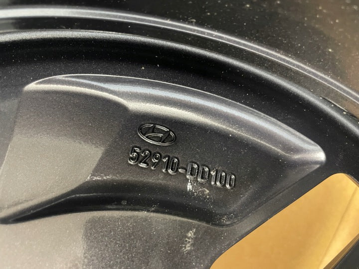 1x Alufelge 17 Zoll 7.0" 5x114.3 50ET Glanz 52910-DD100 Hyundai Kona Rim Wheel FEL1367575785hf