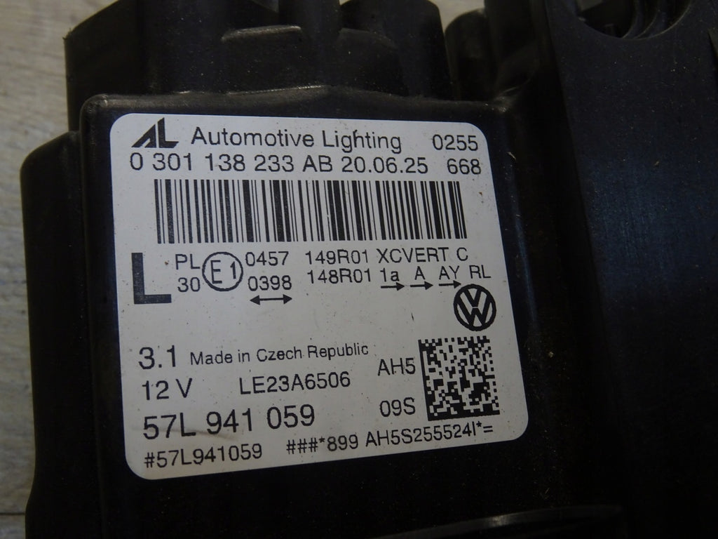 Frontscheinwerfer VW 57L941059 Links Scheinwerfer Headlight SCH3719101029aw