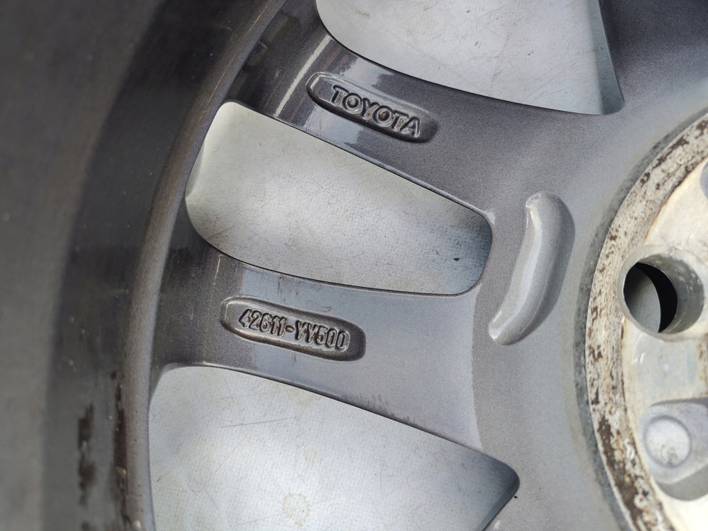 1x Alufelge 16 Zoll 6.5" 5x114.3 45ET 42611-YY500 Toyota Corolla Rim Wheel