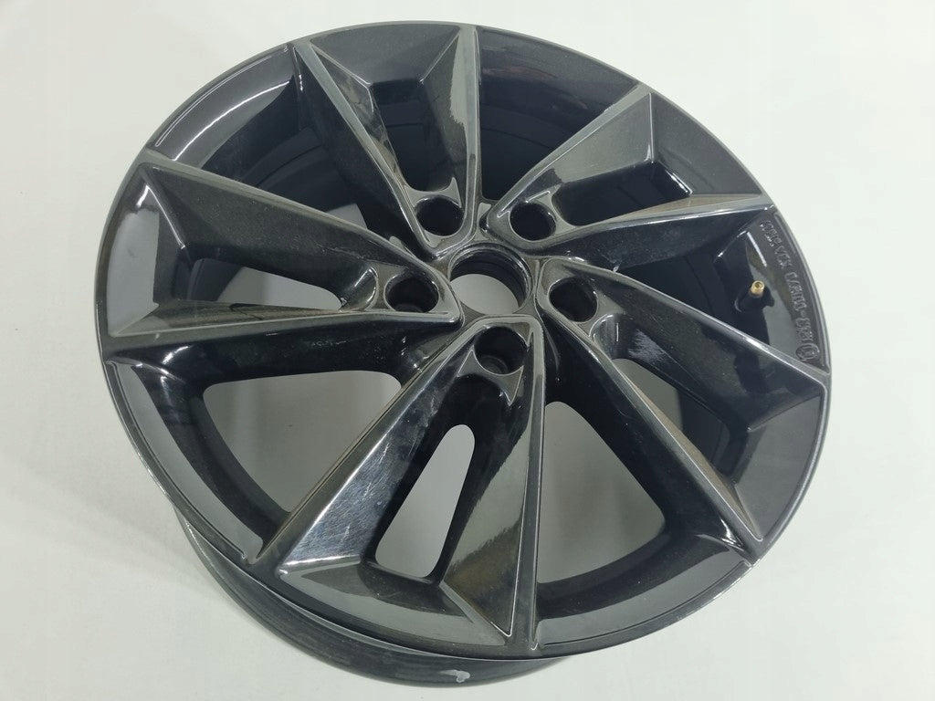1x Alufelge 17 Zoll 6.5" 5x112 38ET Glanz Schwarz DK65738 Skoda I Rim Wheel FEL2950881892ek