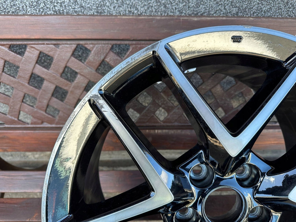 1x Alufelge 18 Zoll 8.0" 5x114.3 50ET Glanz Schwarz 18080A Honda Civic I FEL4427177649vt