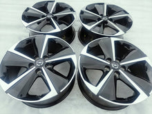 Laden Sie das Bild in den Galerie-Viewer, 4x Alufelge 17 Zoll 7.5" 5x108 44ET Glanz Schwarz 9847065380 Opel Astra L FEL8590607197dq