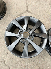Load image into Gallery viewer, 1x Alufelge 14 Zoll 5.0" 4x100 35ET Glanz Schwarz 1ST601025E Skoda Citigo I FEL4010889631ye