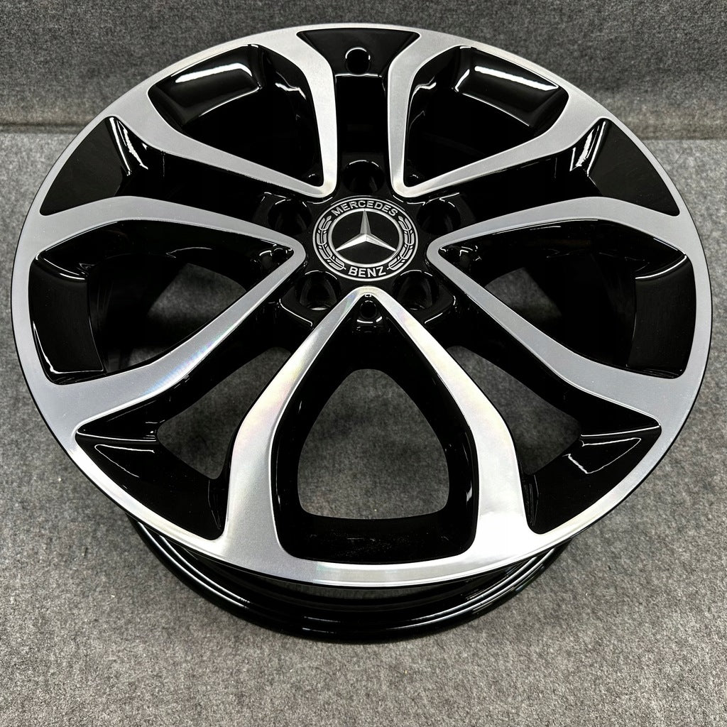 4x Alufelge 17 Zoll 7.0" 5x112 38ET Glanz Schwarz A2054010200 Mercedes-Benz A205 FEL8568913503cg