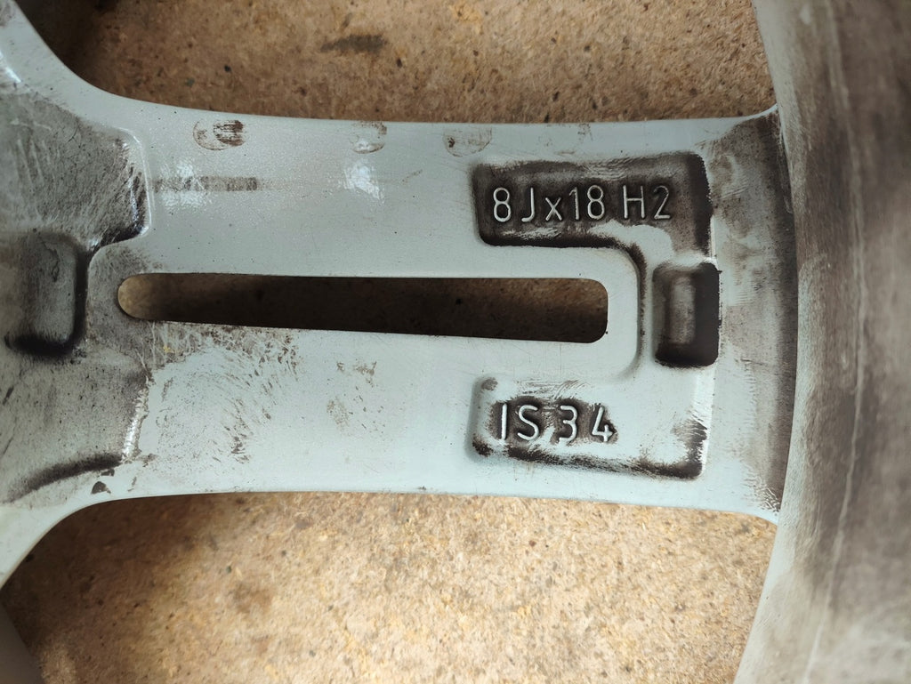 1x Alufelge 18 Zoll 8.0" 5x120 34ET 6877135 BMW 3 F30 F31 Rim Wheel