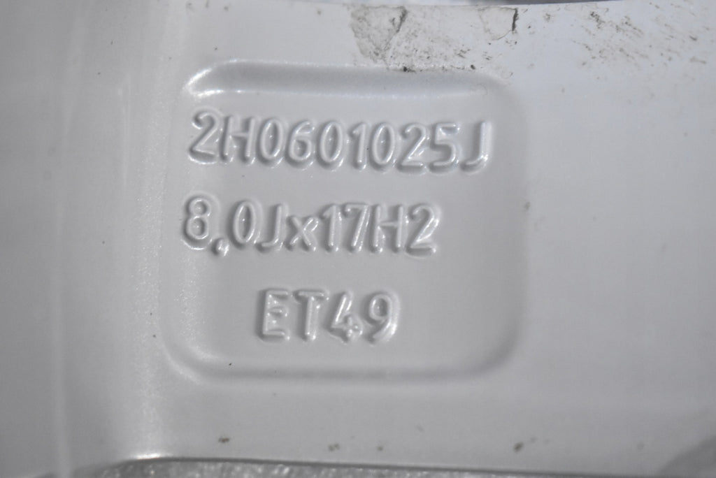 1x Alufelge 17 Zoll 8.0" 5x120 49ET Glanz Silber 2H0601025J VW Amarok Rim Wheel