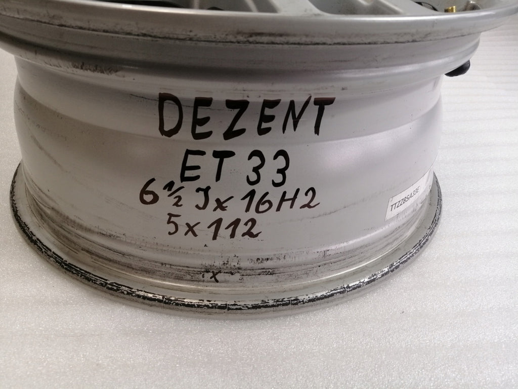 1x Alufelge 16 Zoll 6.5" 5x112 33ET TTZZ8SA33E Rim Wheel FEL9327829583af