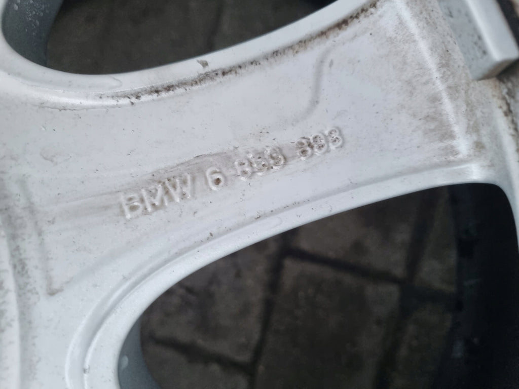 4x Alufelge 17 Zoll 8.0" 5x112 34ET Silber 6856893 BMW Rim Wheel FEL8563195153dr